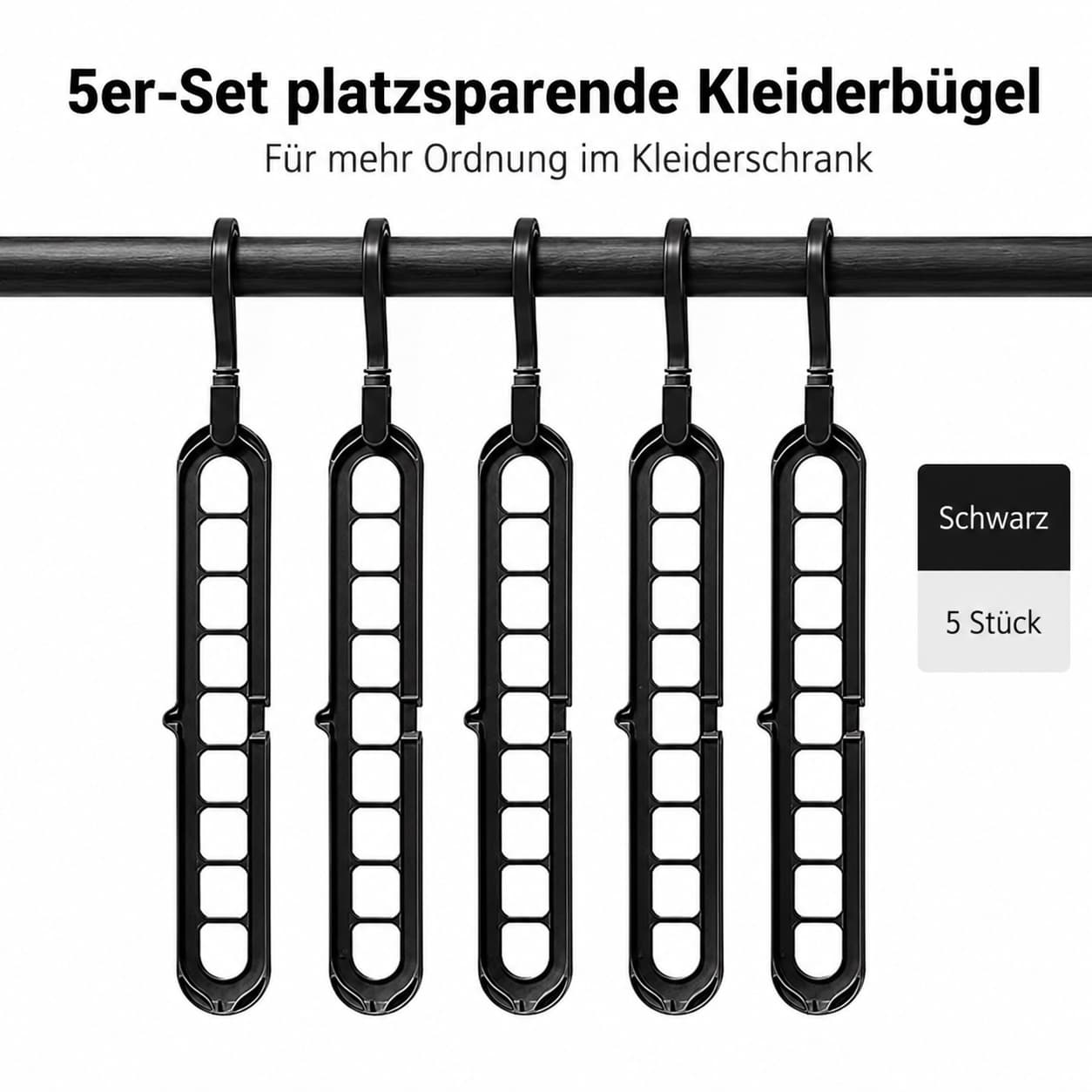 SpaceHanger Kleiderbügel-Set (5er) Foto 4