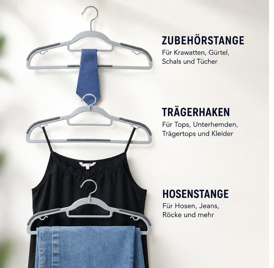 ClassicGrip Kleiderbügel-Set (10er)