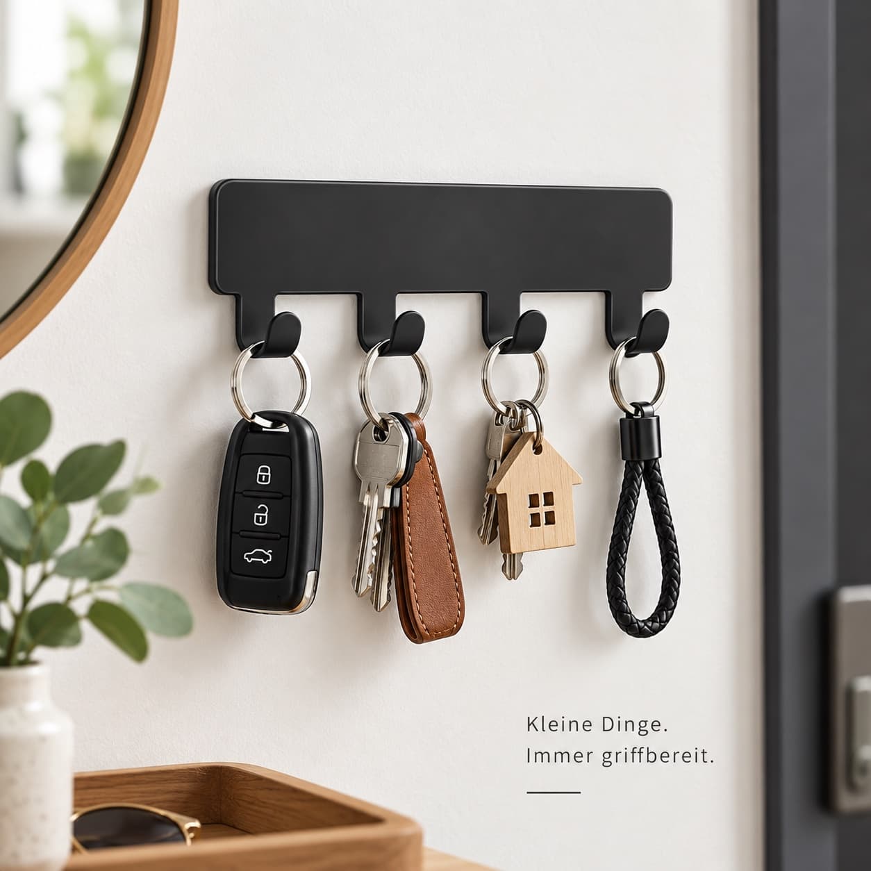 KeyRack Schlüsselhalter (4 Haken)